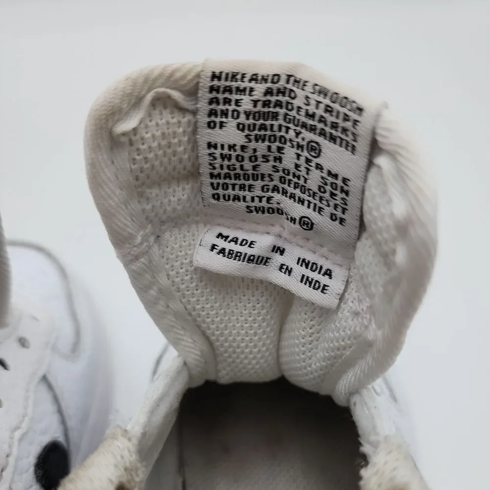 Nike Air Force 1 TD Toddler Child Size 10C Shoes White Black CZ1691-100 Sneakers